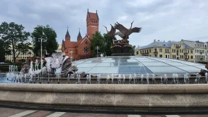 Скульптура "Гуси" Минск