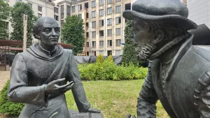Памятник Сымону Будному и Василию Тяпинскому